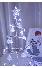 Load image into Gallery viewer, Gold Silver LED Christmas String Light Night Light