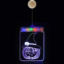 Load image into Gallery viewer, Creativity Christmas Decoration USB Lights LED Battery Lights Bells Elk String Lights 3D Acrylic Board Hanging Lights