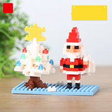 Load image into Gallery viewer, Christmas Tree Small Particles Diamond Blocks Old Man and Deer Mini Assembly Micro-puzzle Christmas Gift Children's Toy