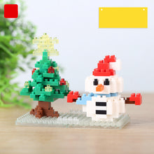 Load image into Gallery viewer, Christmas Tree Small Particles Diamond Blocks Old Man and Deer Mini Assembly Micro-puzzle Christmas Gift Children's Toy