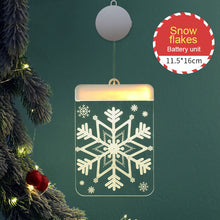 Load image into Gallery viewer, Creativity Christmas Decoration USB Lights LED Battery Lights Bells Elk String Lights 3D Acrylic Board Hanging Lights