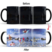 Load image into Gallery viewer, Merry Christmas Magic Mug Temperature Color Changing Mugs Heat Sensitive Cup Coffee Tea Milk Mug Novelty Gifts for Kids