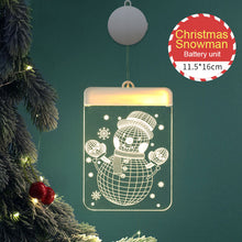 Load image into Gallery viewer, Creativity Christmas Decoration USB Lights LED Battery Lights Bells Elk String Lights 3D Acrylic Board Hanging Lights