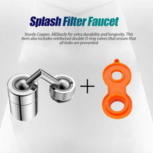 Load image into Gallery viewer, Robinet de filtre anti-éclaboussures universel