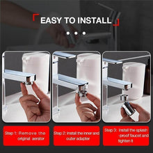 Load image into Gallery viewer, Robinet de filtre anti-éclaboussures universel