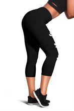 Load image into Gallery viewer, Women's paw prints capris