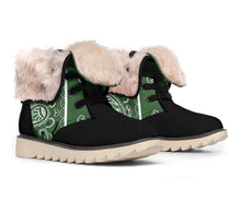 Load image into Gallery viewer, Classic Green Bandana Women's Polar boots
