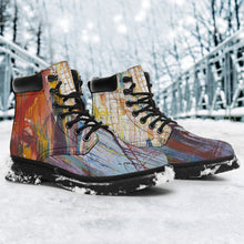 Load image into Gallery viewer, Drizzled All Season Boots from Expressionistic Fine Art Painting