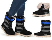 Load image into Gallery viewer, Thin Blue Line Polar Boots