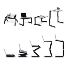 Load image into Gallery viewer, Offices Computer Portable in Aluminium Adjustable with Mouse Carpet