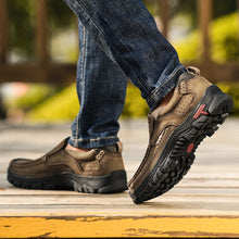 Load image into Gallery viewer, 2019 New Men Shoes Genuine Leather Men Flats Loafers High Plus Size 48 - keitshop