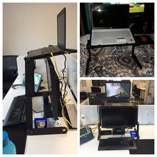 Load image into Gallery viewer, Offices Computer Portable in Aluminium Adjustable with Mouse Carpet