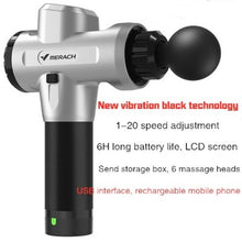 Load image into Gallery viewer, MERACH Massage Gun New 20 Speed Adjustment Sports Fitness Deep Muscle Relaxation Fascia - keitshop

