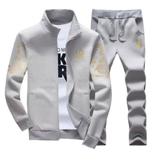 Load image into Gallery viewer, Men's Sportswear Sets 2019 Spring Autumn Male Casual Tracksuit Men 2 Piece Zipper Sweatshirt + Sweatpants Brand Track Suit Set - keitshop