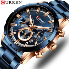 Load image into Gallery viewer, CURREN New Fashion Mens Watches with Stainless - keitshop