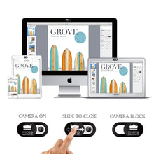 Load image into Gallery viewer, Lovers King Queen WebCam Cover Shutter Magnet Slider For iPhone iPad Laptops Phone Lens Privacy Sticker