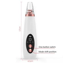 Load image into Gallery viewer, USB blackhead remover face remover vacuum pores skin care acne pores cleanser pimple