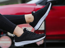 Load image into Gallery viewer, Women Casual Shoes Fashion Breathable Walking Mesh Flat Shoes Sneakers Tenis Feminino Gym Shoes Sport