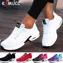 Load image into Gallery viewer, KAMUCC New Platform Ladies Sneakers Breathable Women Casual Shoes Woman Fashion Height Increasing Shoes
