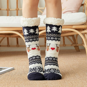 Christmas Socks Female Mid-tube Floor Socks