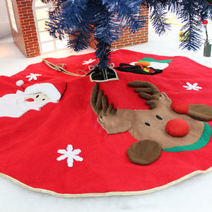 Christmas Tree Skirt High Grade Hotel Christmas Decoration Tree Skirt Layout