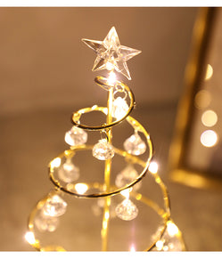 Gold Silver LED Christmas String Light Night Light