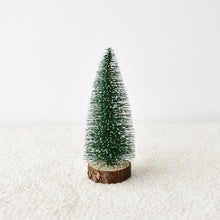 Load image into Gallery viewer, Mini Christmas Tree with Pine Needles Flocking Christmas Tree with White Cedar Tabletop Small Christmas Tree Tabletop Decoration
