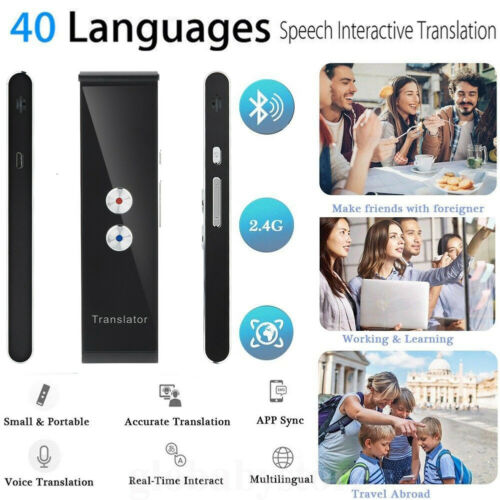 T8 Smart Voice Translator Portable Two Way Real