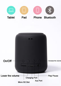 Superb quality Mini portable wireless bluetooth stereo speakers