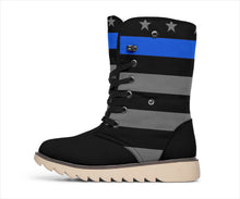 Load image into Gallery viewer, Thin Blue Line Polar Boots
