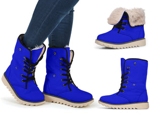 Overtly Blue Polar Boots