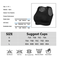 Load image into Gallery viewer, Women Sports Bra Sexy Mesh Brathable Sports - keitshop
