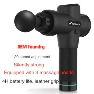 MERACH Massage Gun New 20 Speed Adjustment Sports Fitness Deep Muscle Relaxation Fascia - keitshop