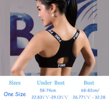 Load image into Gallery viewer, Women Sport Bra Top Black Padded Yoga Brassiere Fitness - keitshop
