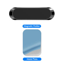 Load image into Gallery viewer, ROCK Metal Car Phone Holder Magnetic mini Strip Shape Stand Universal
