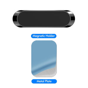 ROCK Metal Car Phone Holder Magnetic mini Strip Shape Stand Universal