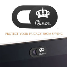 Load image into Gallery viewer, Lovers King Queen WebCam Cover Shutter Magnet Slider For iPhone iPad Laptops Phone Lens Privacy Sticker
