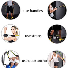 Load image into Gallery viewer, Fitness Insanity Resistance Band Set 5 Stackable Exercise - keitshop
