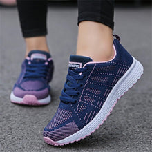 Load image into Gallery viewer, Women Casual Shoes Fashion Breathable Walking Mesh Flat Shoes Sneakers Tenis Feminino Gym Shoes Sport
