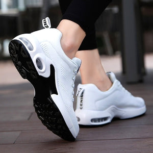 KAMUCC New Platform Ladies Sneakers Breathable Women Casual Shoes Woman Fashion Height Increasing Shoes
