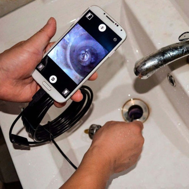 Endoscope Camera Flexible IP67 Waterproof Inspection Borescope Adjustable